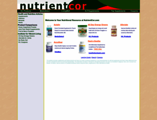 nutrientcor.com screenshot