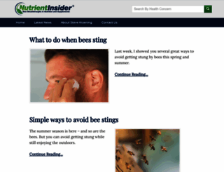 nutrientinsider.com screenshot