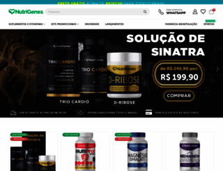 nutrigenes.com.br screenshot