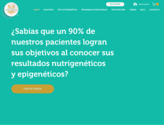 nutrigenomicaguate.com screenshot