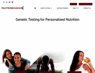 nutrigenomix.com screenshot