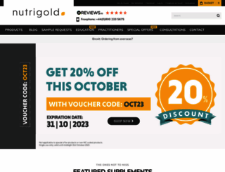 nutrigold.co.uk screenshot