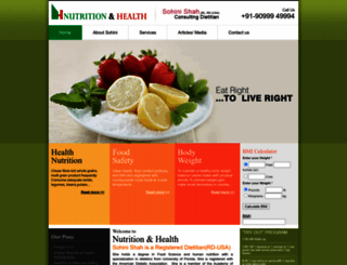 nutrihealthindia.com screenshot