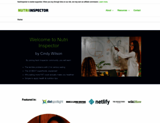 nutriinspector.com screenshot