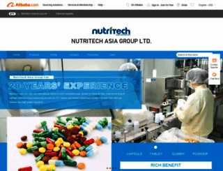nutritechasia.en.alibaba.com screenshot