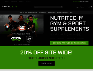 nutritechfit.com screenshot