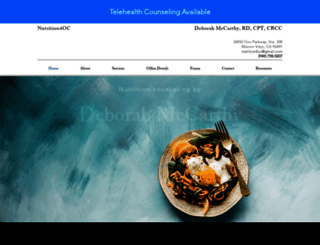 nutrition4oc.com screenshot