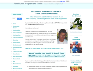 nutritional-supplement-truths.com screenshot