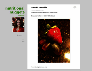 nutritionalnuggets.wordpress.com screenshot