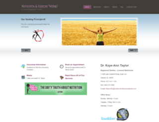 nutritionandexerciseworks.com screenshot