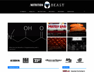 nutritionbeast.com screenshot
