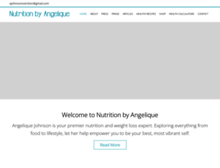 nutritionbyangelique.net screenshot