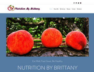 nutritionbybrittany.com screenshot