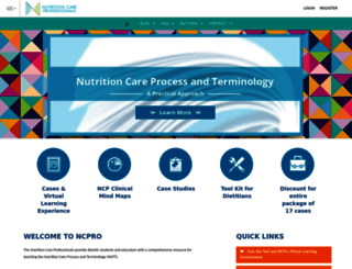nutritioncarepro.webauthor.com screenshot