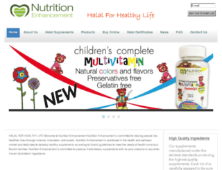 nutritionenhancement.com screenshot