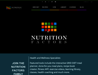 nutritionfactors.com screenshot