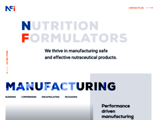 nutritionformulators.com screenshot
