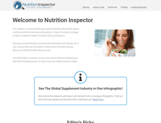 nutritioninspector.com screenshot