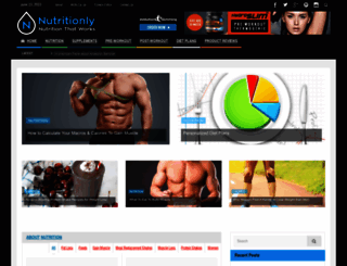 nutritionly.com screenshot
