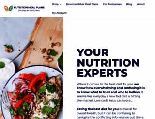 nutritionmealplans.com screenshot