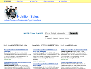 nutritionsales.net screenshot