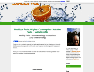 nutritiousfruit.com screenshot