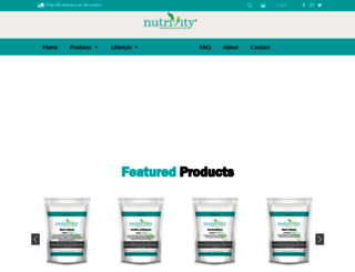 nutrivity.co.uk screenshot