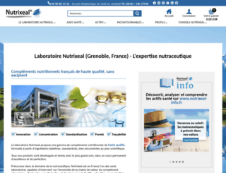 nutrixeal.fr screenshot
