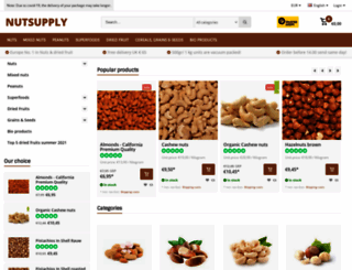 nutsupply.com screenshot