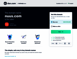 nuus.com screenshot
