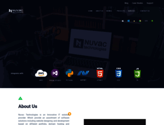 nuvactech.com screenshot