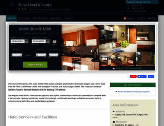 nuvo-suites-calgary.hotel-rez.com screenshot