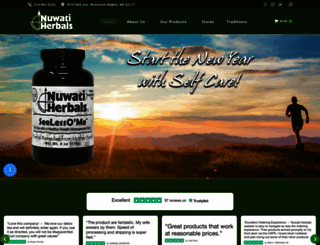 nuwatiherbals.com screenshot