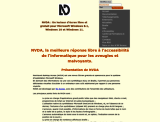 nvda.fr screenshot