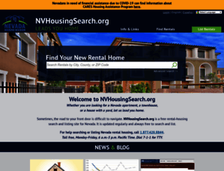 nvhousingsearch.org screenshot