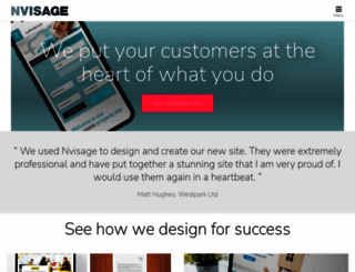 nvisage.co.uk screenshot