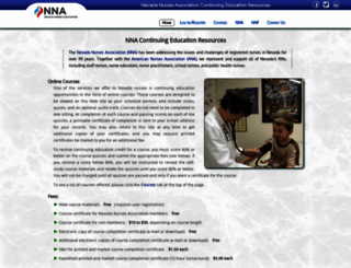 nvnursestraining.org screenshot