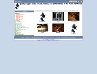 nwbagpipes.com screenshot