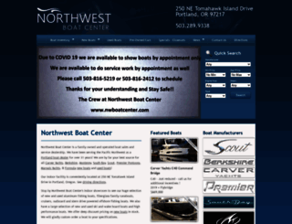 nwboatcenter.com screenshot
