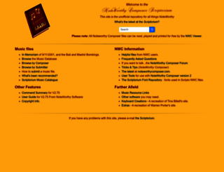 nwc-scriptorium.org screenshot