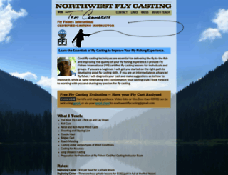 nwflycasting.com screenshot