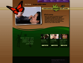 nwpediatriceyecare.com screenshot