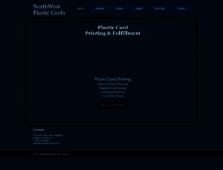 nwplasticcards.com screenshot