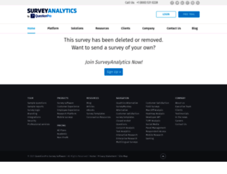 nwucyber.surveyanalytics.com screenshot
