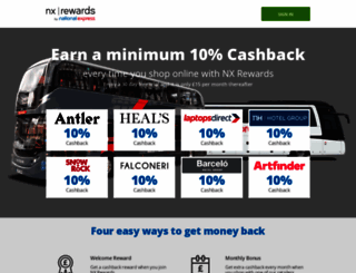 nxrewards.com screenshot
