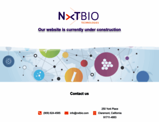 nxtbio.com screenshot