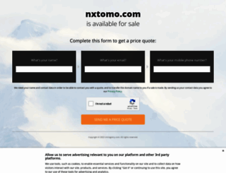 nxtomo.com screenshot