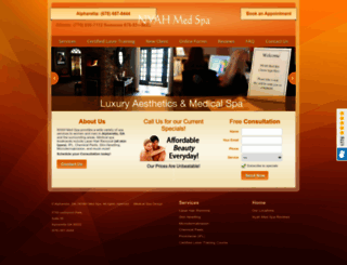 nyahmedspa.com screenshot