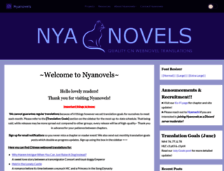 nyanovels.com screenshot