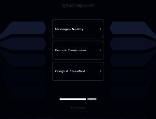 nybackpage.com screenshot